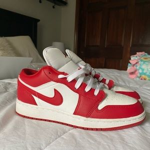 Jordan 1 Low Gym Red White (GS)